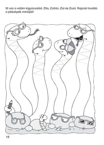 Vidám vonalhúzó gyakorlatok – Betűk és számok