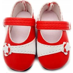 Paola Reina - Las Amigas babacipő játékbabához - Piros