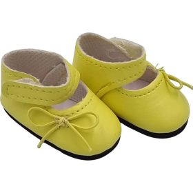   Paola Reina - Las Amigas babacipő játékbabához - Sárga, tépőzáras