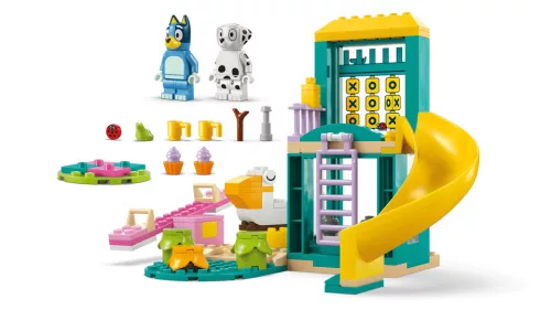 LEGO Bluey 11201 Bluey és Kloé vidám kalandjai a játszótéren