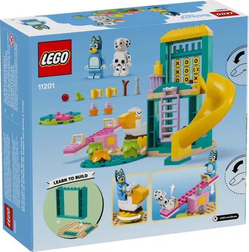 LEGO Bluey 11201 Bluey és Kloé vidám kalandjai a játszótéren