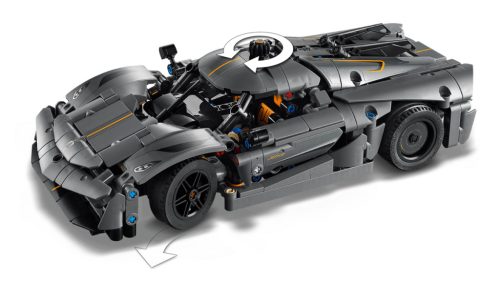 LEGO Technic 42173 Koenigsegg Jesko Absolut szürke hiperautó