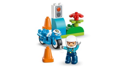 LEGO Duplo town 10471 Kék rendőrségi motorkerékpár