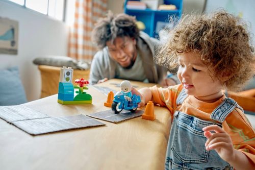 LEGO Duplo town 10471 Kék rendőrségi motorkerékpár