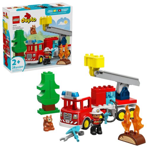 LEGO Duplo town 10473 Tűzoltóautó tömlővel és tűzoltóval