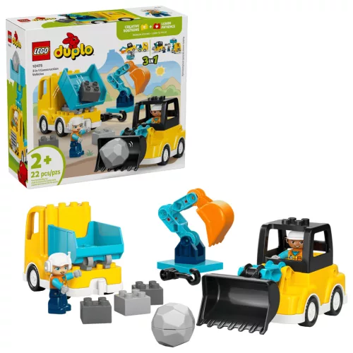 LEGO Duplo town 10475 3 az 1-ben építési munkagépek