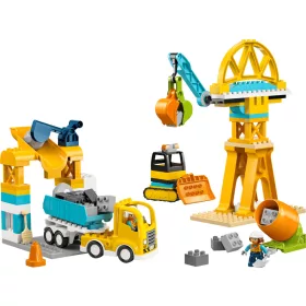   LEGO Duplo town 10476 3 az 1-ben építési terület és munkagépek