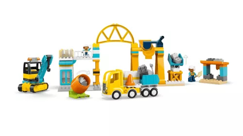 LEGO Duplo town 10476 3 az 1-ben építési terület és munkagépek