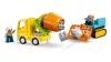 LEGO Duplo town 10476 3 az 1-ben építési terület és munkagépek