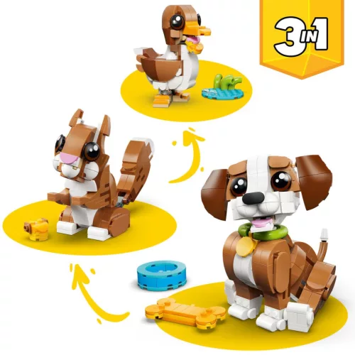 LEGO Creator 31382 Aranyos állatok: játékos kiskutya