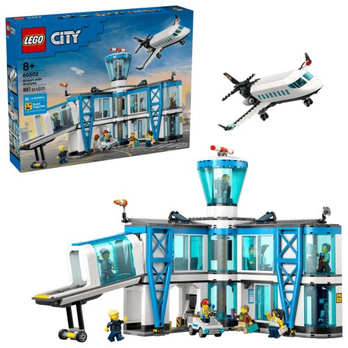 LEGO City 60502 Repülőtér egy repülőgéppel