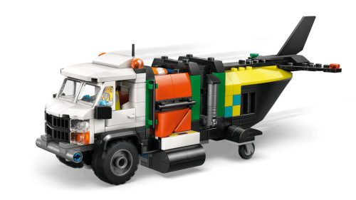 LEGO City 60505 Repülőgép, emelőkosaras kocsi és légpárnás jármű remix