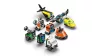 LEGO City 60505 Repülőgép, emelőkosaras kocsi és légpárnás jármű remix