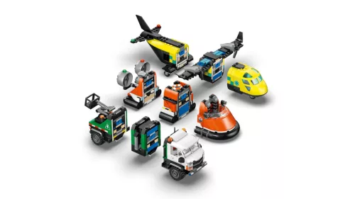 LEGO City 60505 Repülőgép, emelőkosaras kocsi és légpárnás jármű remix