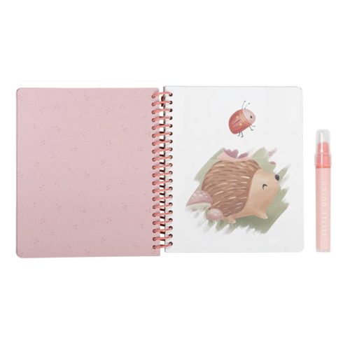 Little Dutch vízzel színező füzet - Rosa Fairy Garden