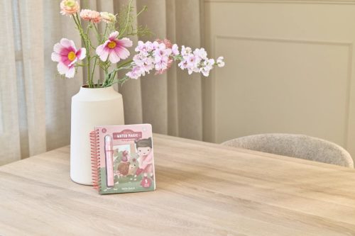 Little Dutch vízzel színező füzet - Rosa Fairy Garden