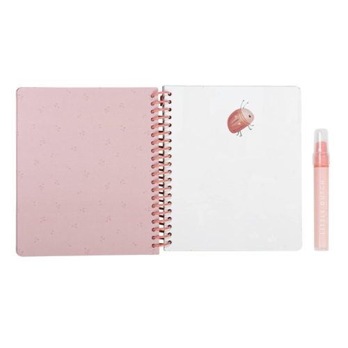 Little Dutch vízzel színező füzet - Rosa Fairy Garden