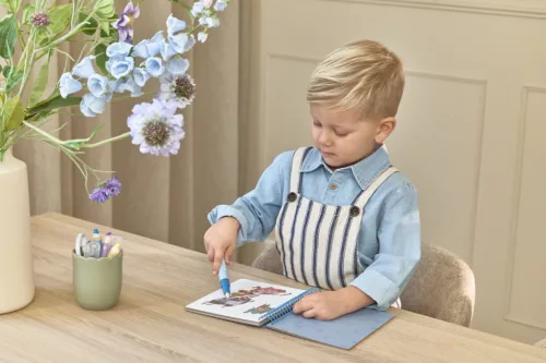 Little Dutch vízzel színező füzet - Jim járművei