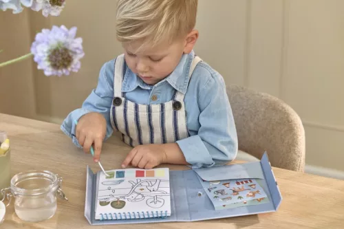 Little Dutch festőkönyv kiegészítőkkel - Jim járművei