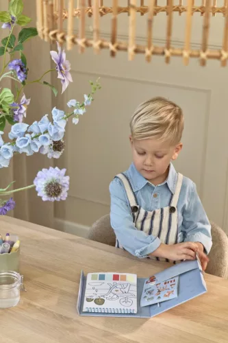 Little Dutch festőkönyv kiegészítőkkel - Jim járművei