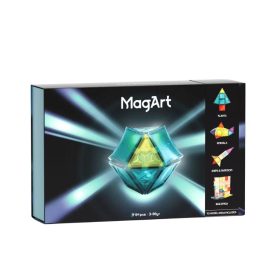 MagArt mágneses építőkészlet 64 db-os TOPBRIGHT