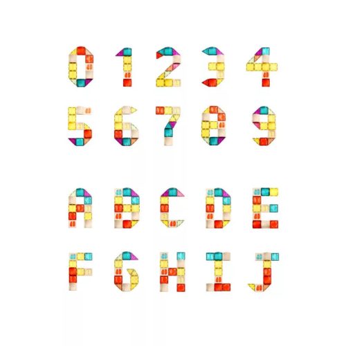 MagArt mágneses építőkészlet 64 db-os TOPBRIGHT