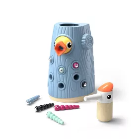 Harkály etetés, finommotorika fejlesztő játék TOPBRIGHT