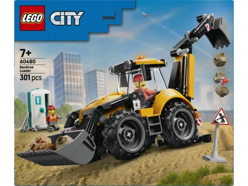 LEGO City Great Vehicles 60480 Sárga árokásó-rakodó