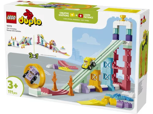 LEGO DUPLO Town 10478 3 az 1-ben kreatív ugratók és járművek