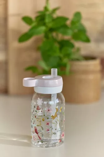 Little Dutch szívószálas kulacs 450 ml - Fairy Wonders