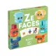 Djeco építőjáték - Arc-balansz - Ze Faces
