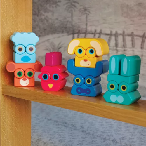 Djeco építőjáték - Arc-balansz - Ze Faces