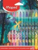 Filctoll készlet, 2,8 mm, kimosható, MAPED „Dragon sárkány ”, 12 különböző szín
