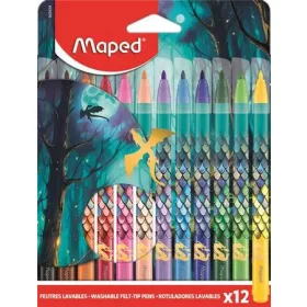   Filctoll készlet, 2,8 mm, kimosható, MAPED „Dragon sárkány ”, 12 különböző szín