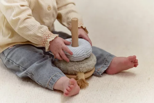 Little Dutch plüss montessori torony - Safari Friends