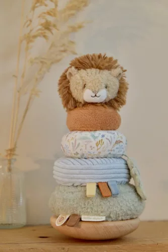 Little Dutch plüss montessori torony - Safari Friends