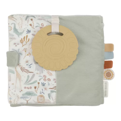 Little Dutch textil babakönyv nagy - Safari Friends