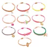 Djeco Ékszerkészítő készlet - Rózsaszín makramé karkötők - Pink macrame bracelets