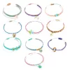 Djeco Ékszerkészítő készlet - Kék makramé karkötők - Blue macrame bracelets