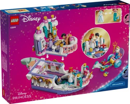  LEGO Disney Princess 43299 Ariel esküvői hajója
