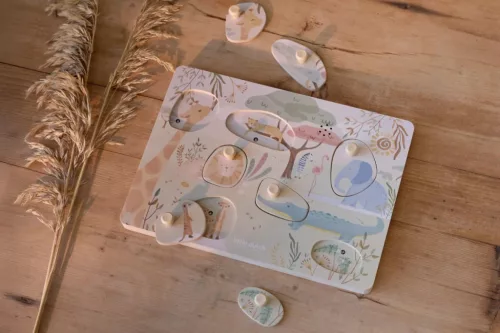 Little Dutch hangos Puzzle - Safari Friends