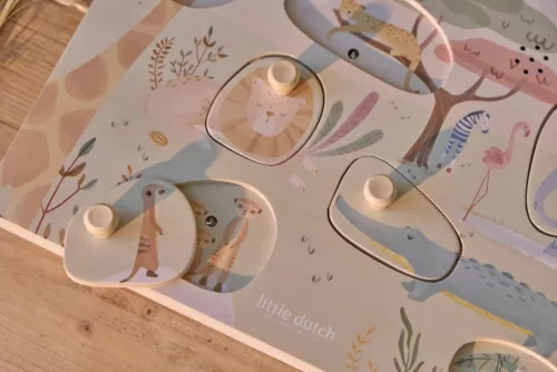 Little Dutch hangos Puzzle - Safari Friends