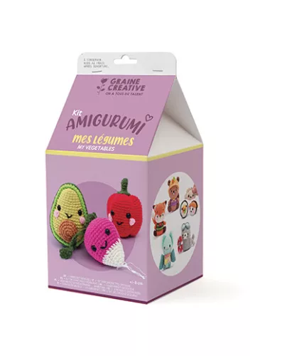 Graine Creative Amigurumi készlet - Zöldségek