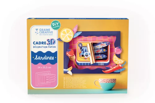Graine Creative 3D papírkép - Szardínia