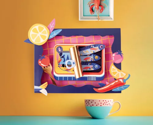 Graine Creative 3D papírkép - Szardínia