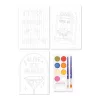 Graine Creative Számfestő képeslap készlet - Love notes