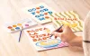 Graine Creative Számfestő képeslap készlet - Bon Appétit