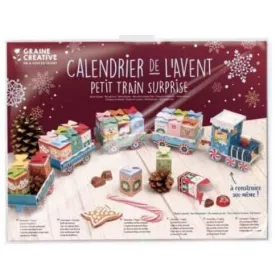   Graine Creative DIY Adventi naptár szett - Meglepetés vonat, 24 db-os
