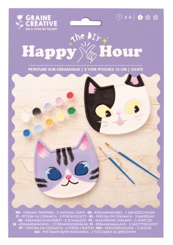 Graine Creative Kerámiafestés - Cicák