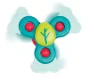 LUDI - Tapadókorongos baba fidget spinner ügyességi játék, 1 db